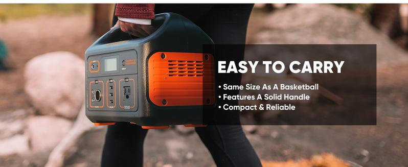 Jackery Portable Power Station Explorer 500 For Winter travel-ready, 518Wh Outdoor Solar Generator Mobile Lithium Battery Pack with 110V/500W AC Outlet (Solar Panel Optional) for Home Use, Emergency Backup,Road Trip Camping power emergency  generator