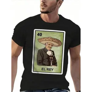 Vintage Mexican Lottery Graphic Tee for Men and Women Soft and Breathable Everyday Shirt Ideal for Casual Outfits and Themed Events Fast Shipping from US Warehouse Retro Streetwear Fashion