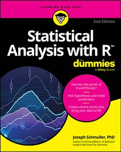 Statistical Analysis with R for Dummies -- Joseph Schmuller, Paperback