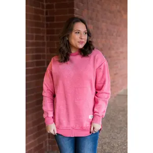 Southern Comfort Rounded Sweatshirt - Watermelon