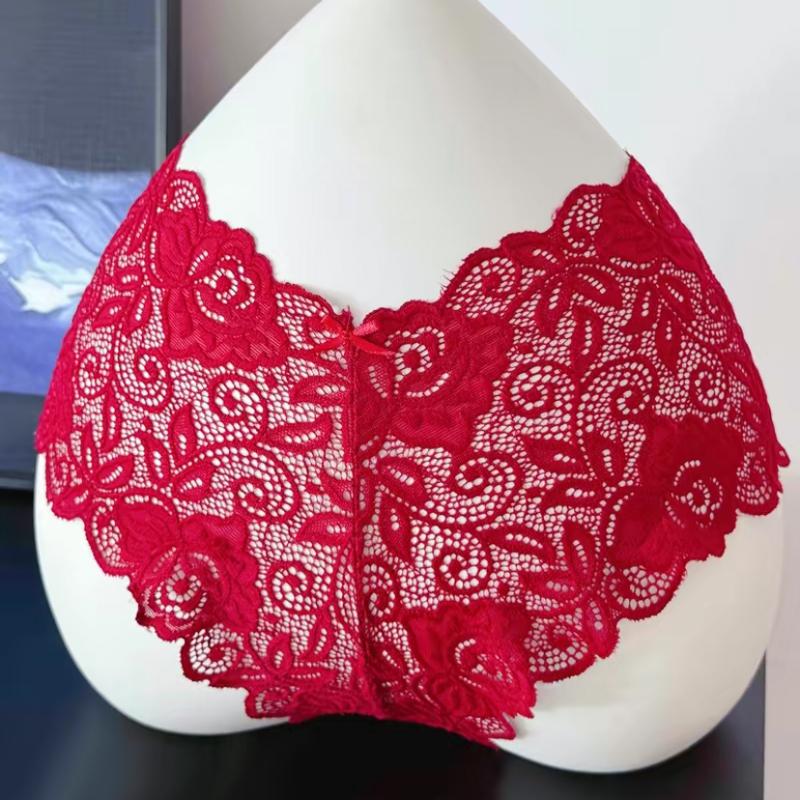 Breathable lace underwear set of 18 pieces that is soft, elastic, and non-constricting.Thanksgiving Christmas Gifts Multi Colors Daily Seamless Comfortable Lace Panties Women's Basic Simple Casual Underwear Briefs Travel