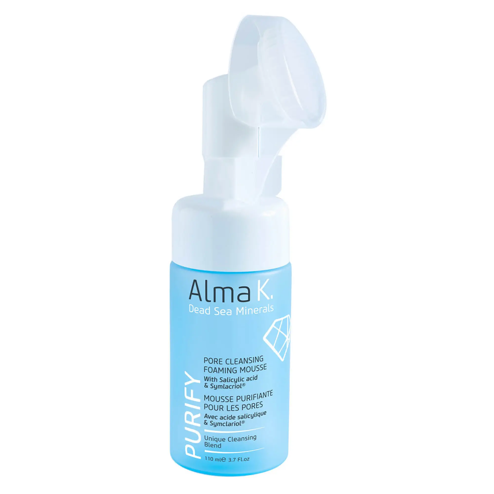 Alma K Pore Cleansing Foaming Mousse - Gentle Face Cleanser for Women - Hydrating Facial Cleanser with Salicylic Acid - Face Wash for Women - 3.4 oz