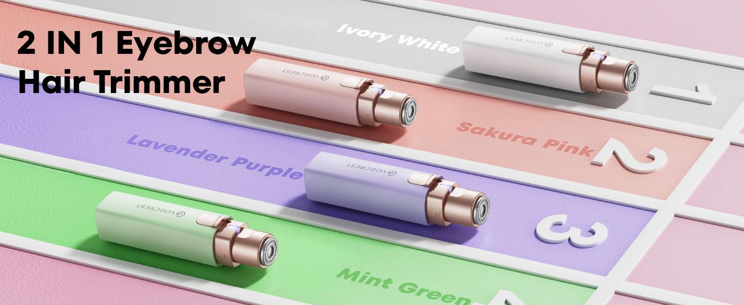 VOGCREST Electric Bikini Shaver & Facial Eyebrow Hair Trimmer for Women, Rechargeable and Portable Lady Facial Razor Gift Set VOGCREST Electric Bikini Shaver & Facial Eyebrow Hair Trimmer for Women, Rechargeable and Portable Lady Facial Razor Gift Set