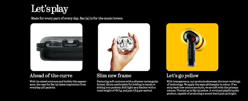 Nothing Ear (a) Wireless Earbuds with ChatGPT Integration, 45dB Hybrid Noise Cancelling Earbuds, Hi-Res Audio, Advanced Equaliser, Dual Connect, 6 Mics,42.5H Playtime Ear buds Wireless Bluetooth