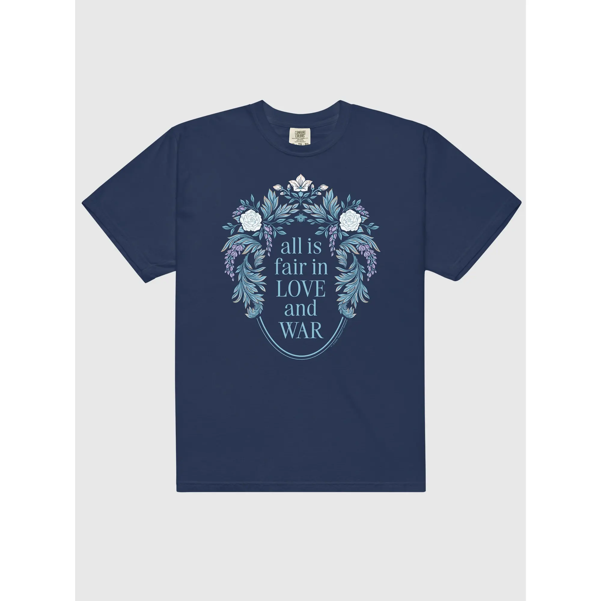 Netflix Bridgerton “All Is Fair In Love And War” Comfort Colors T-Shirt – Fan Gift & Collectible Tee