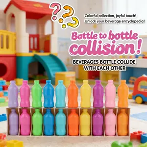 Mini Colorful Matching Bottles Family Game 20pcs Fun for Game Night Groups Enhance Logic Skills 23.5cmx5.5cm 2.01inchx0.79inch per bottle Colorful Stacking Blocks Building Block Set Group Activity Ideal Gift for Kids