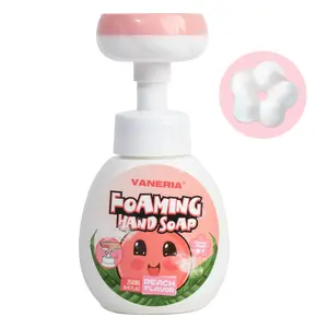 Kids Foaming Hand Soap with Flower Stamp – Gentle Moisturizing Foam for Baby & Sensitive Skin | Fun Hand Wash, 250ml