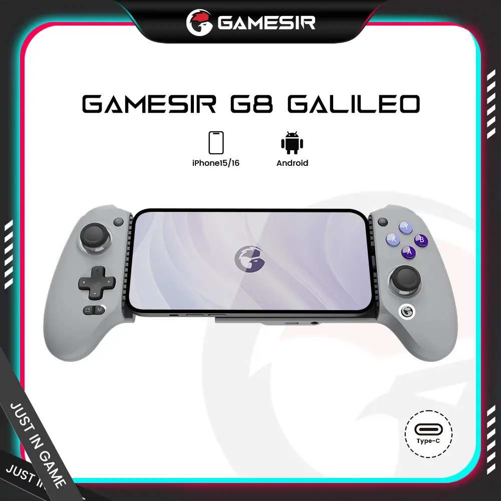 GameSir G8 Galileo Type-C Mobile Game Controller for Android & iPhone 15 Series (USB-C) Accessories Console Smartphone