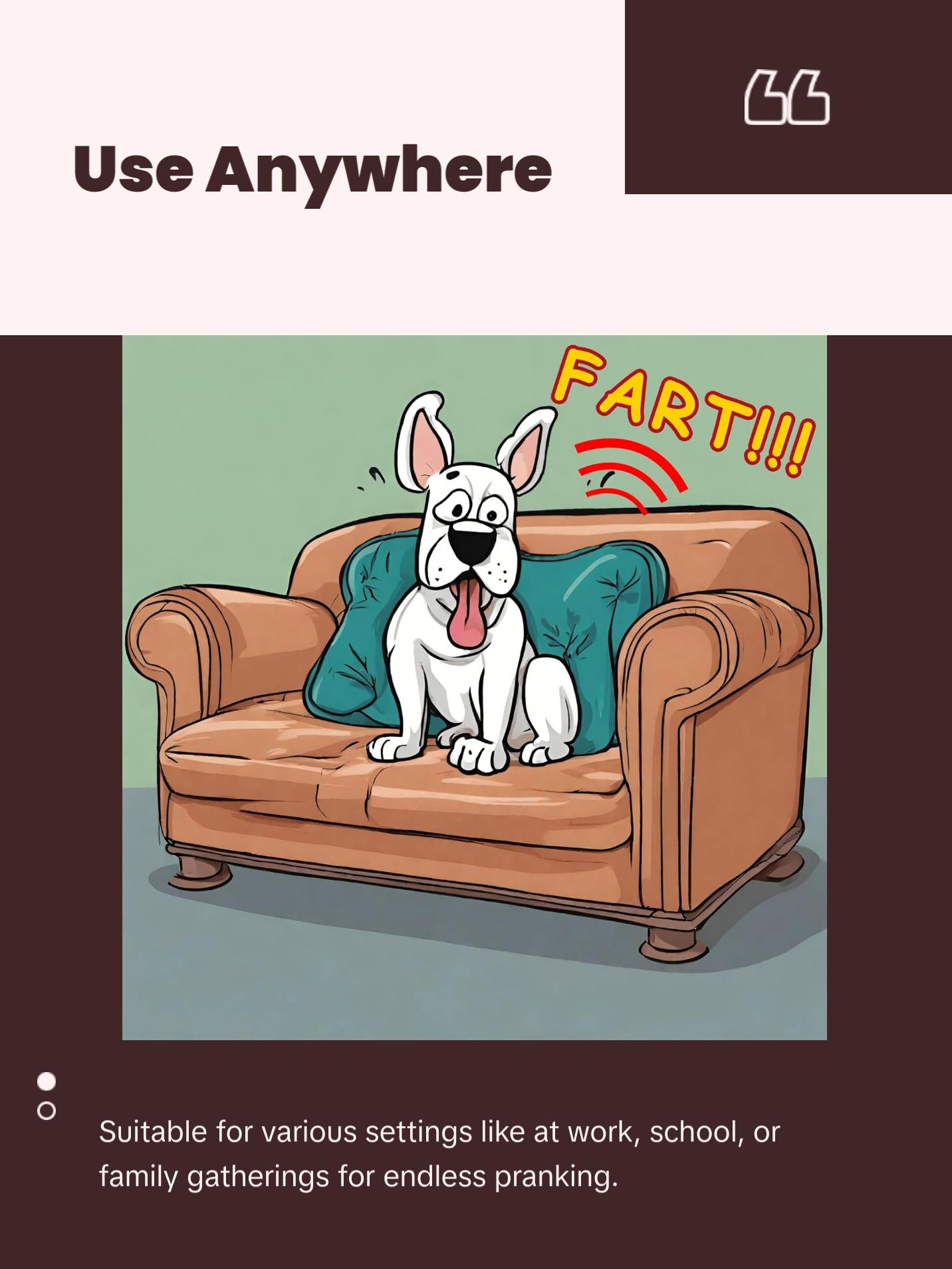 Fart Machine No. 2 💨 - Wireless Remote Control Prank Toy - Hilarious Gag Gift 🤣