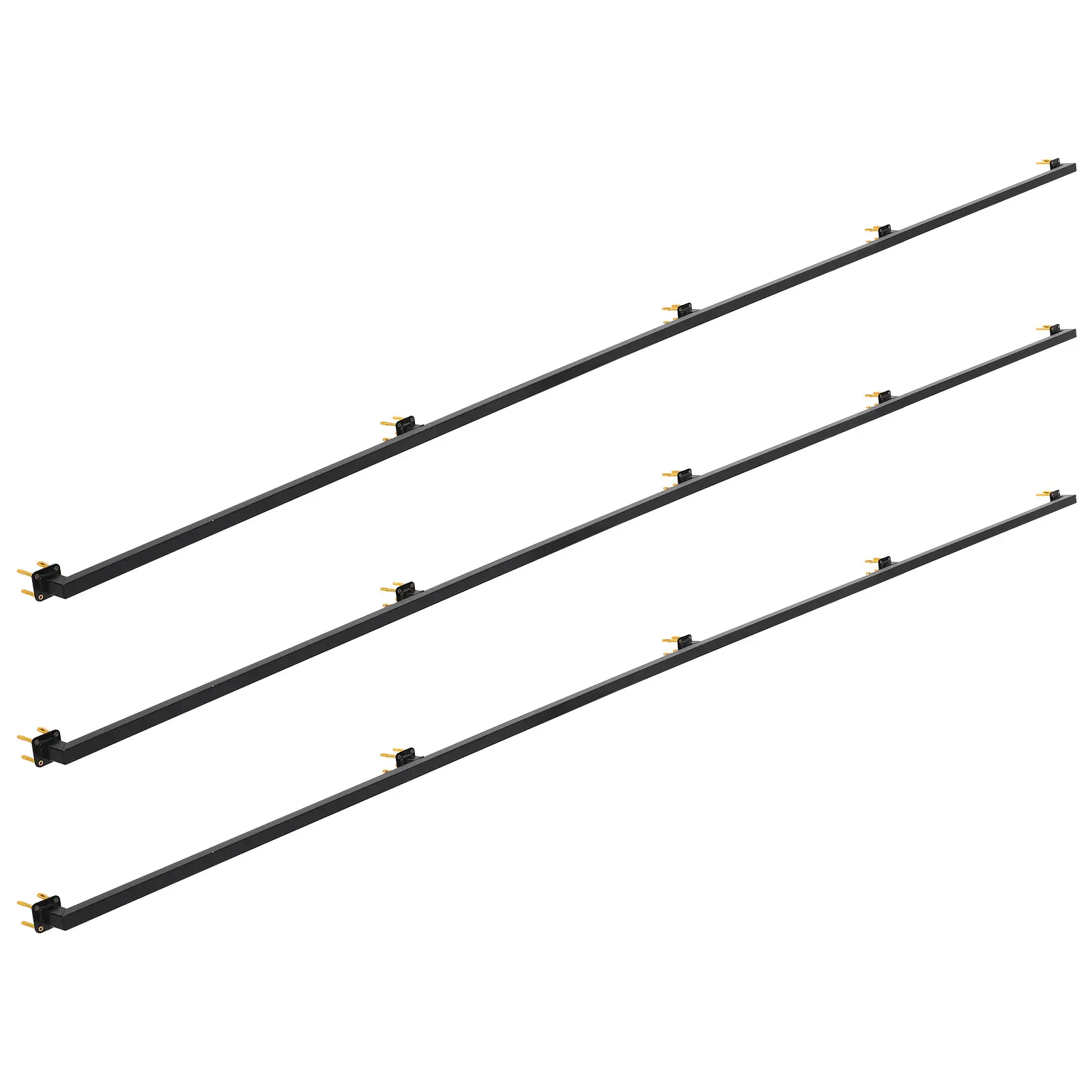 Garvee 6ft Industrial Strength Black Metal Stair Railing - Wall-Mounted Handrail with 500lbs Load Capacity, Long-Lasting Performance, Modern Minimalist Design, Easy Installation - Safety Enhancement for Indoor Loft, Outdoor Patio, Enhance Safety
