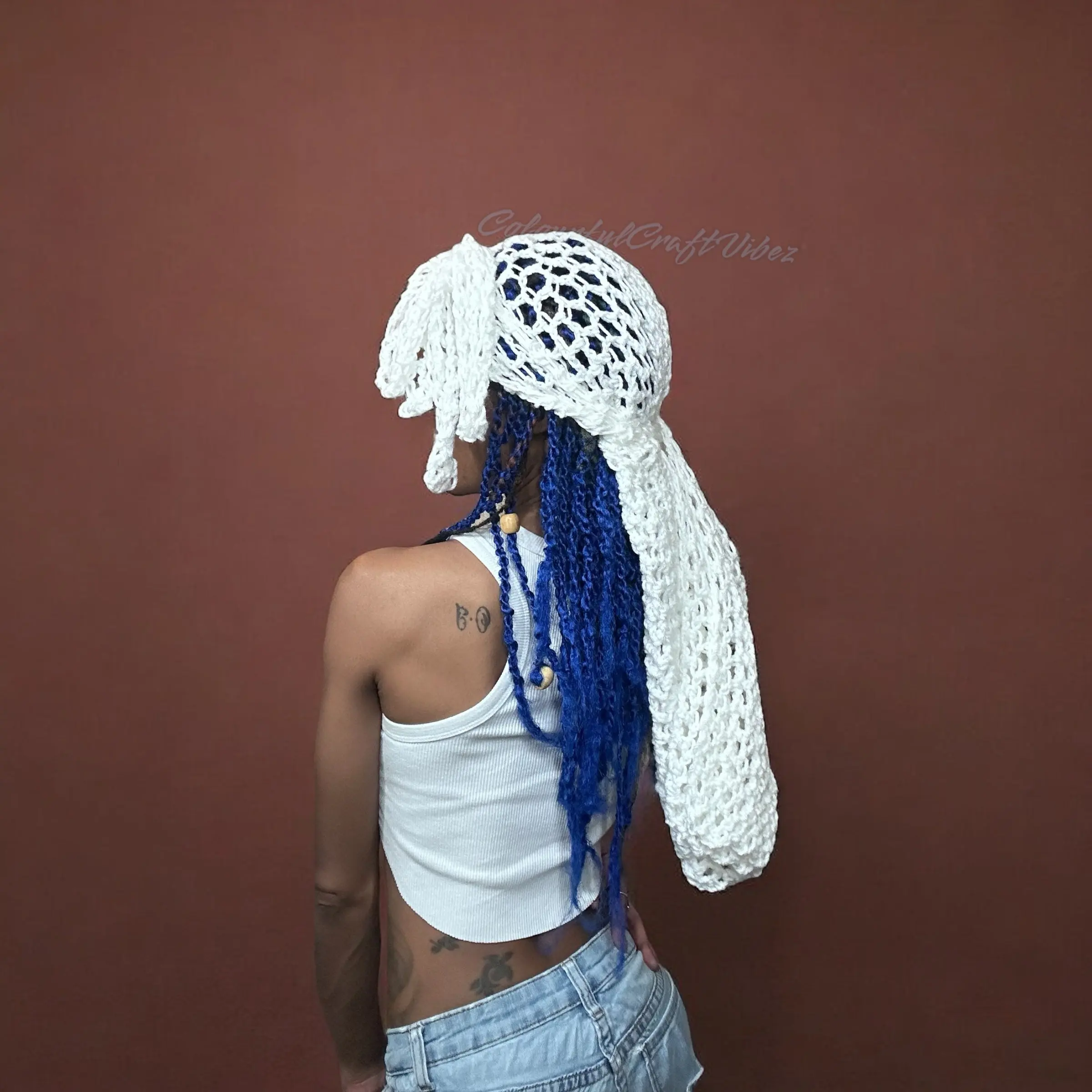 crochet headdress - TikTok Shop