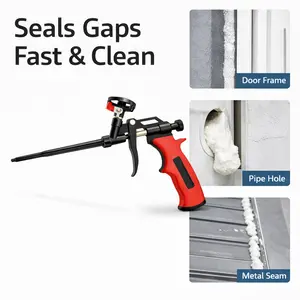 Professional PU Foam Gun for Sealing, Filling & Insulating – Adjustable Flow