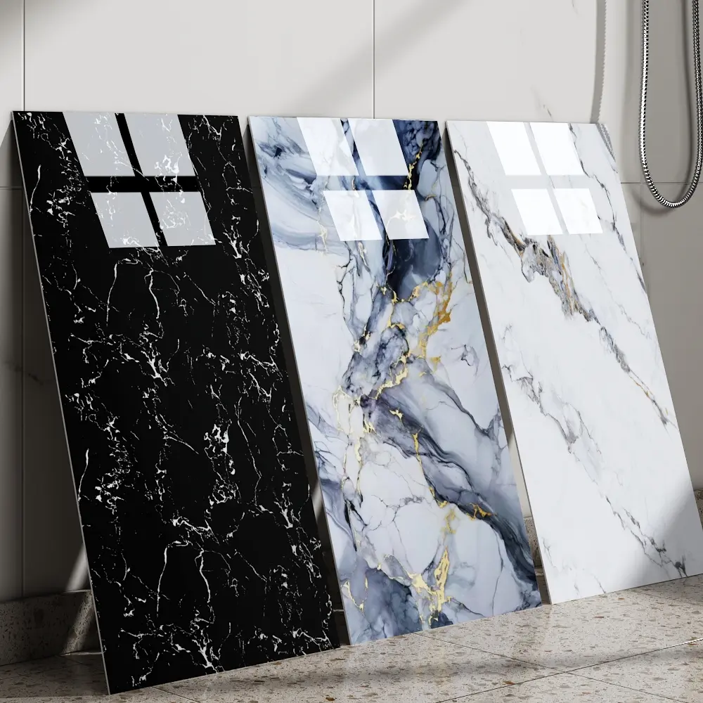 Matte Marble Peel-and-Stick Wallpaper Set (20/40 Packs) - Self-Adhesive PVC Decorative Wallpaper, Waterproof DIY Wall Mounted Backsplash for Kitchen Decor, House Decor Supplies,dorm essentials