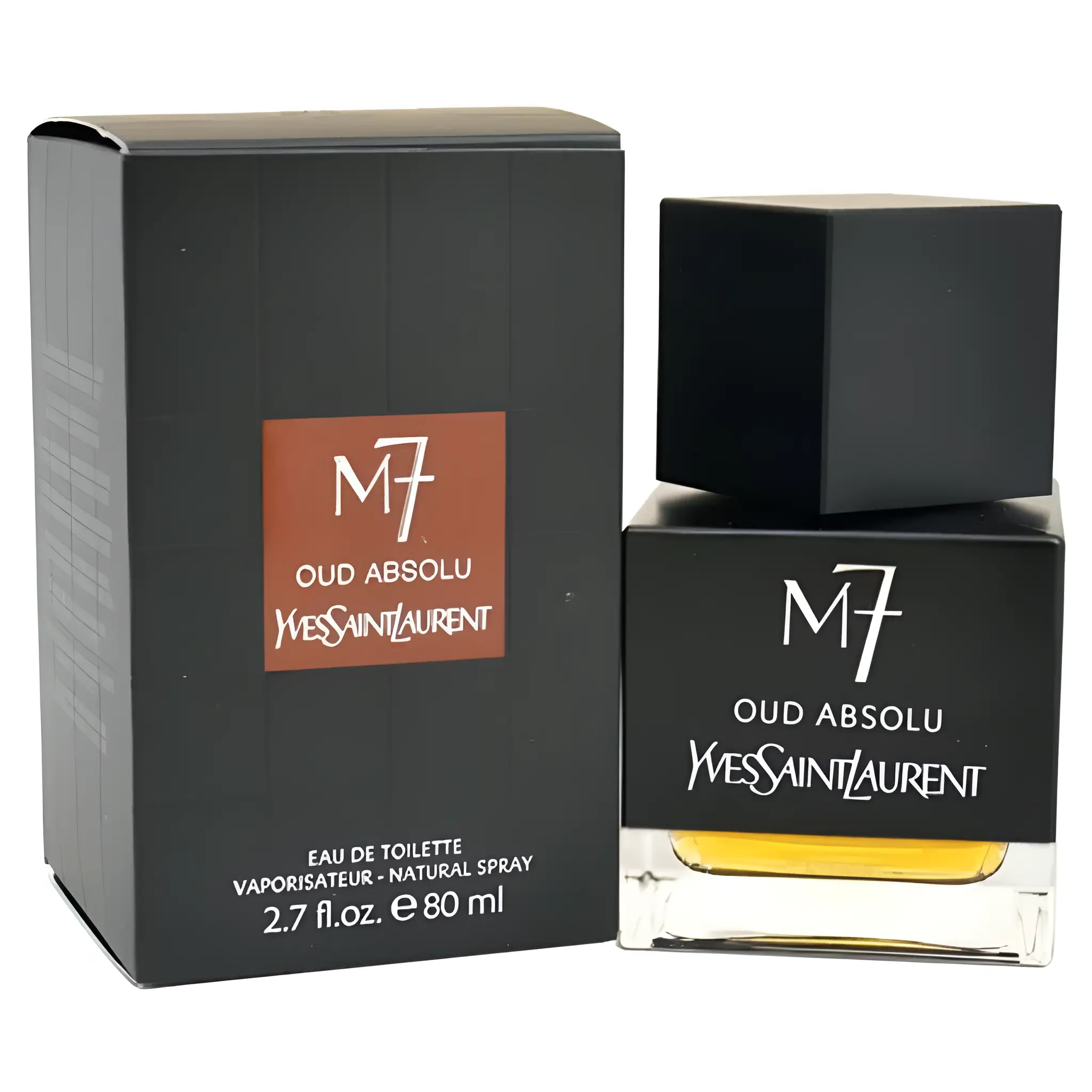 Yves Saint Laurent M7 Oud Absolu for Men Eau de Toilette Spray, 2.7 Ounce