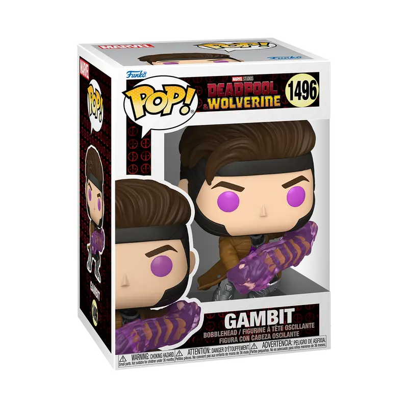 Funko Pop! Deadpool - Gambit with Charged Cards #1496 Collectible Pop Vinyl Figure