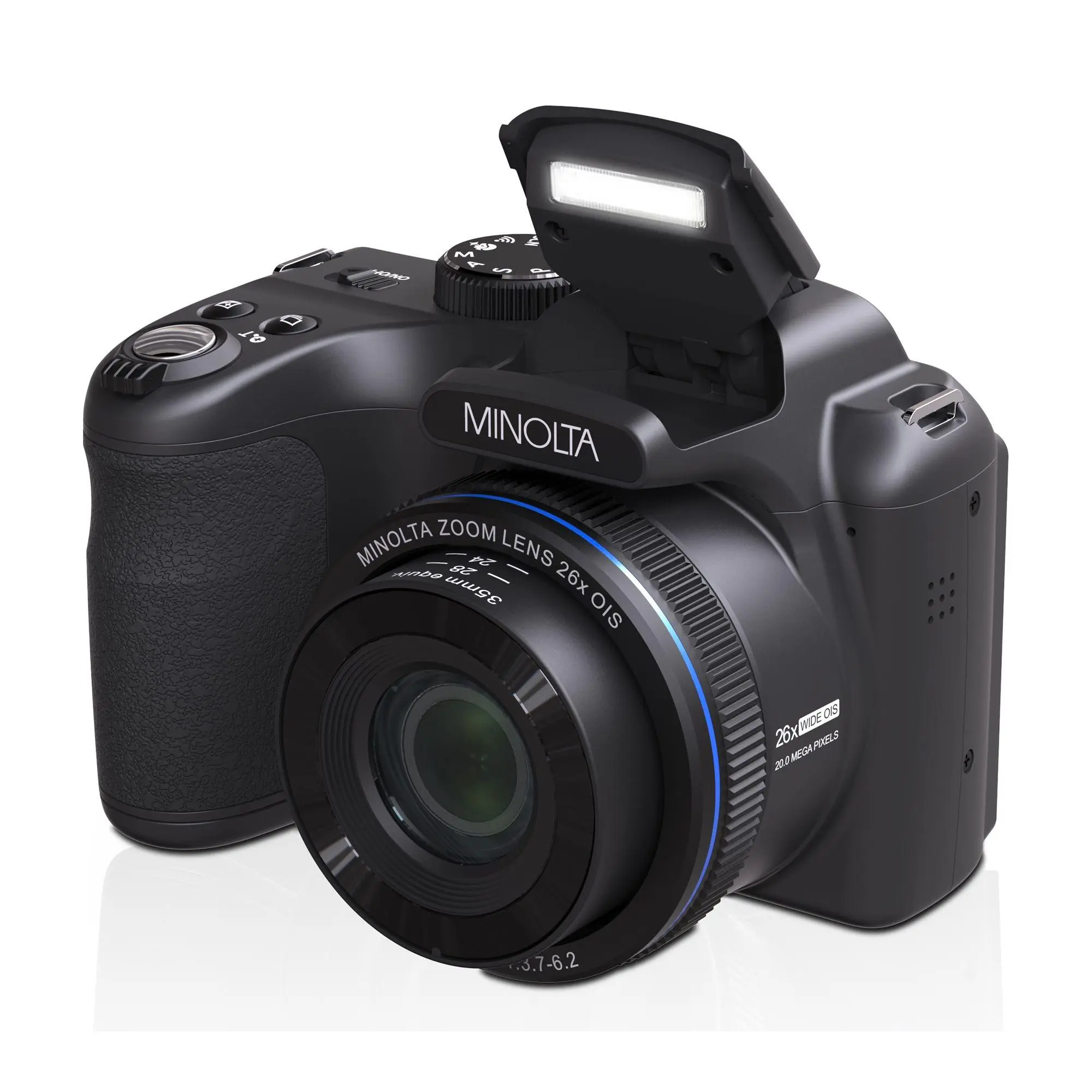 Minolta MN26Z Camera with 20MP & 26X Optical Zoom & Accessories