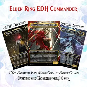 Tarnished Knight Dark Fantasy Commander Deck (100 Cards) | Premium Custom MTG Proxy Set