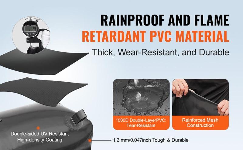 VEVOR Water Storage Bladder, TikTokShopBlackFriday, Max. 1000L/264 Gallon RV Water Tank, 1000D PVC Collapsible Water Storage Containers, Large Capacity Soft Water Bag, Portable Water Bladder, Fire Prevention, Camping VEVOR Water Storage Bladder, TikTokShopBlackFriday, Max. 1000L/264 Gallon RV Water Tank, 1000D PVC Collapsible Water Storage Containers, Large Capacity Soft Water Bag, Portable Water Bladder, Fire Prevention, Camping