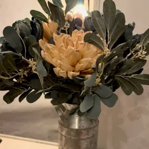 Handmade Eternity Flowers. Flower Bouquet Gift for Mom Unique. Cornhusk Flowers