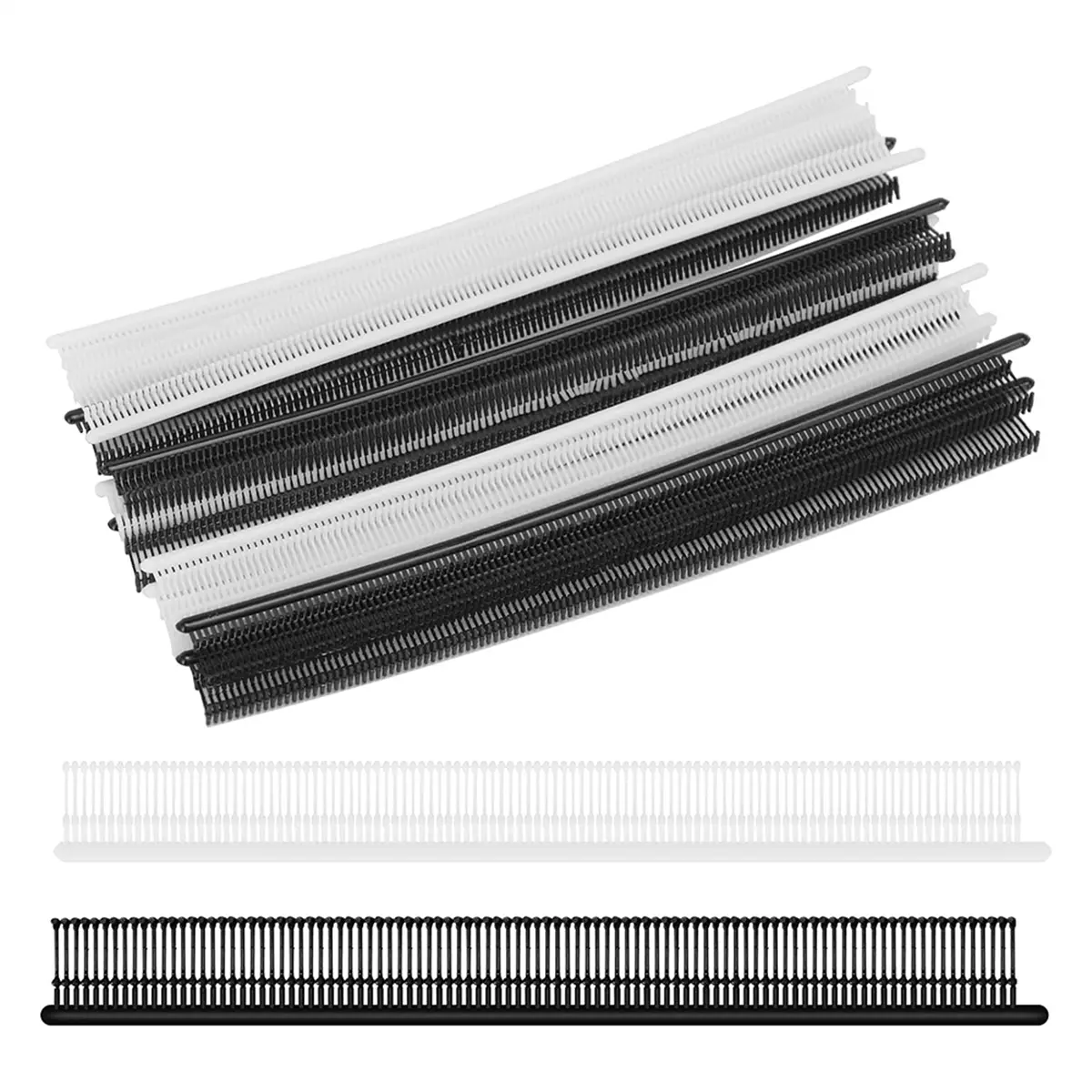 3000-Piece Mini Marking Gun Fastener Kit, 0.5cm Plastic Garment Barb Attachments for Mini Pin Tag Guns - Black&White, Easy Removal, Lightweight Fabrics-Compatible Sewing Accessories & Supplies, Sewing Tools for Car Interior Moldings, Sewing Accessories An