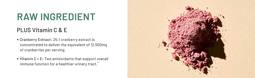 NatureWise Cranberry Pills for Women - Extract Equal to 12,500mg* Cranberry Supplement + Vitamin C & E - Cleansing Urinary Tract & Bladder - Vegan, Non-GMO, Sugar-Free Capsules - USA Manufactured