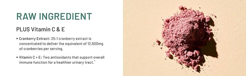 NatureWise Cranberry Pills for Women - Extract Equal to 12,500mg* Cranberry Supplement + Vitamin C & E - Cleansing Urinary Tract & Bladder - Vegan, Non-GMO, Sugar-Free Capsules - USA Manufactured