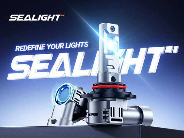 2018 Dodge Charger 9005/HB3 80W 6500K White IP68 LED Headlight Bulbs 2PCS SEALIGHT X1S