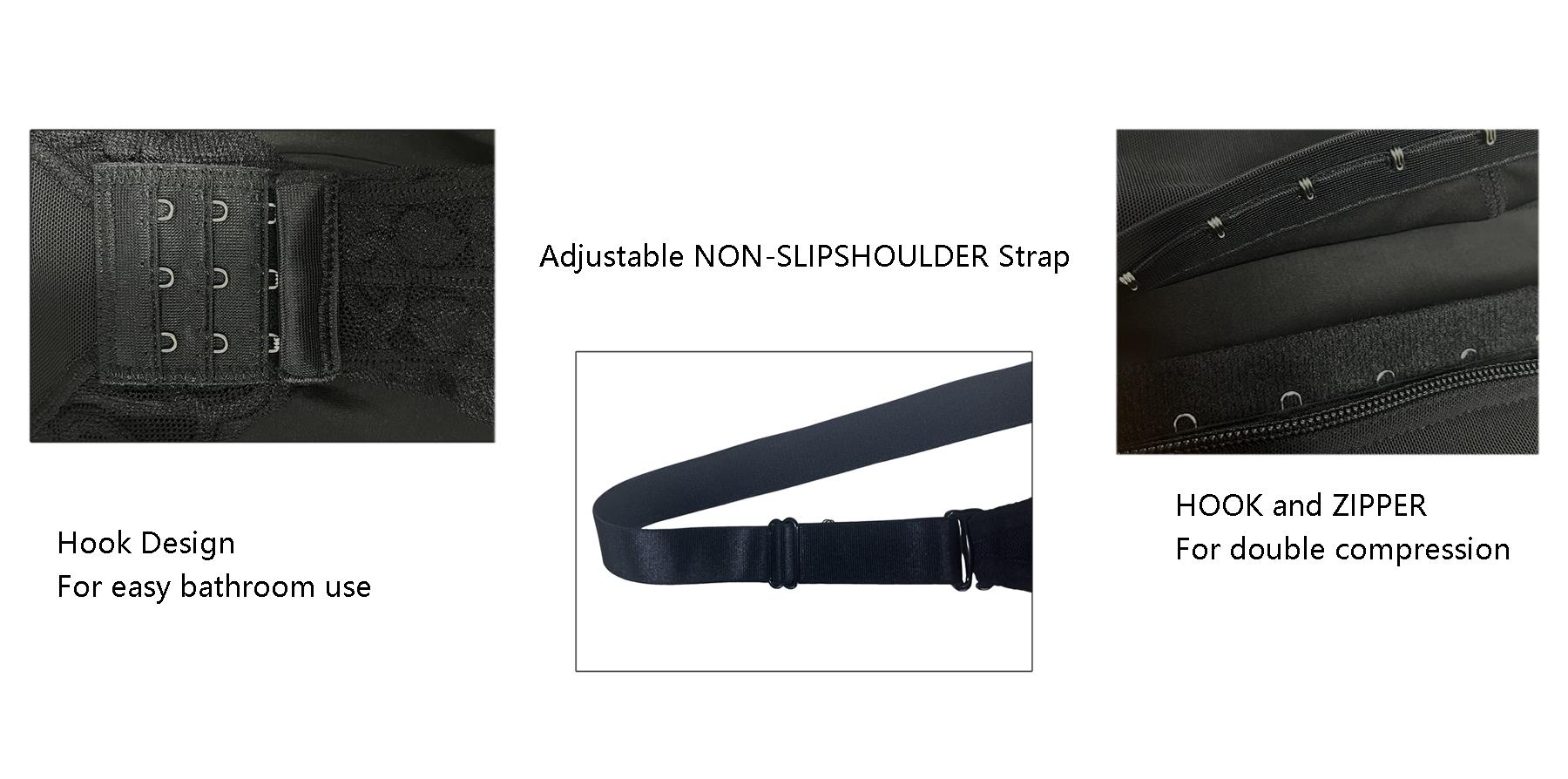 Eomenie fajas Colombianas Shapewear for Women Postpartum Tummy Control Bodysuit Butt Lifter Shaper with Zipper Crotch High Compression Full Body Shaper #Spring Glow Up