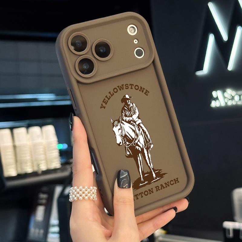 Yellowstone Dutton Ranch Case for iPhone 17 Air 16 16e 15 14 13 12 11 Pro Max Plus X XS Full Coverage Anti-Fingerprint Rugged Phone Cover Ideal Gift
