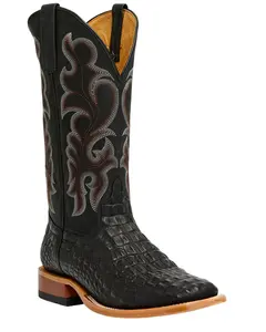 Horse Power Men's Boot Barn Nile Crocodile Print Tall Western Broad Square Toe - Hp1201
