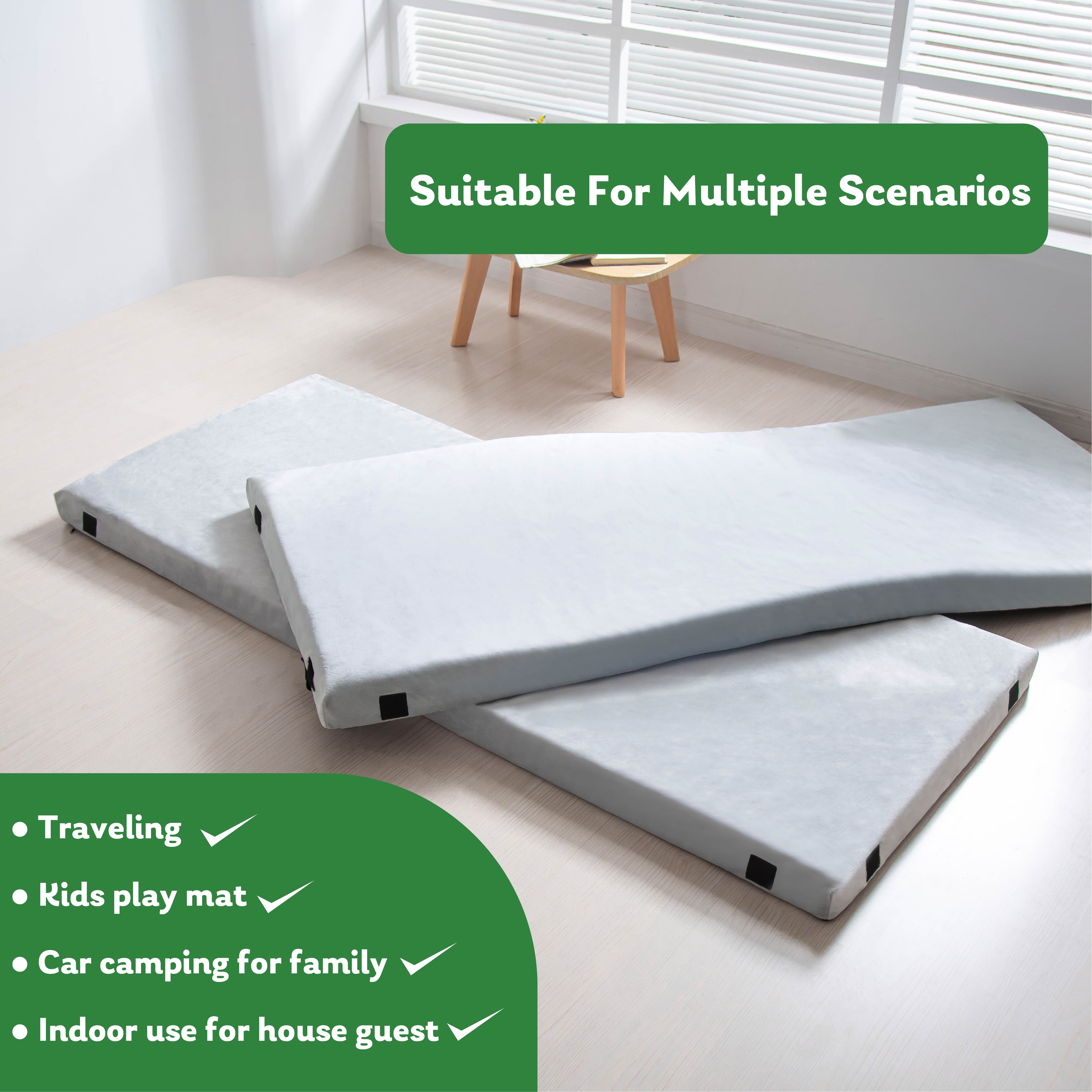 EGO Memory Foam Outdoor Travel Pad Camping Topper Inflatable Airbed Tent Mattress