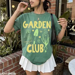 Comfort Colors Garden Club Shirt, Gardening Graphic Tee, Plant Lover TShirt, Gardener Gift, Cottagecore Garden Tee, Spring Summer Floral Shirt