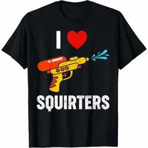 [Men's graphic tees] I Love Squirters Funny I Heart Squirters T-Shirt