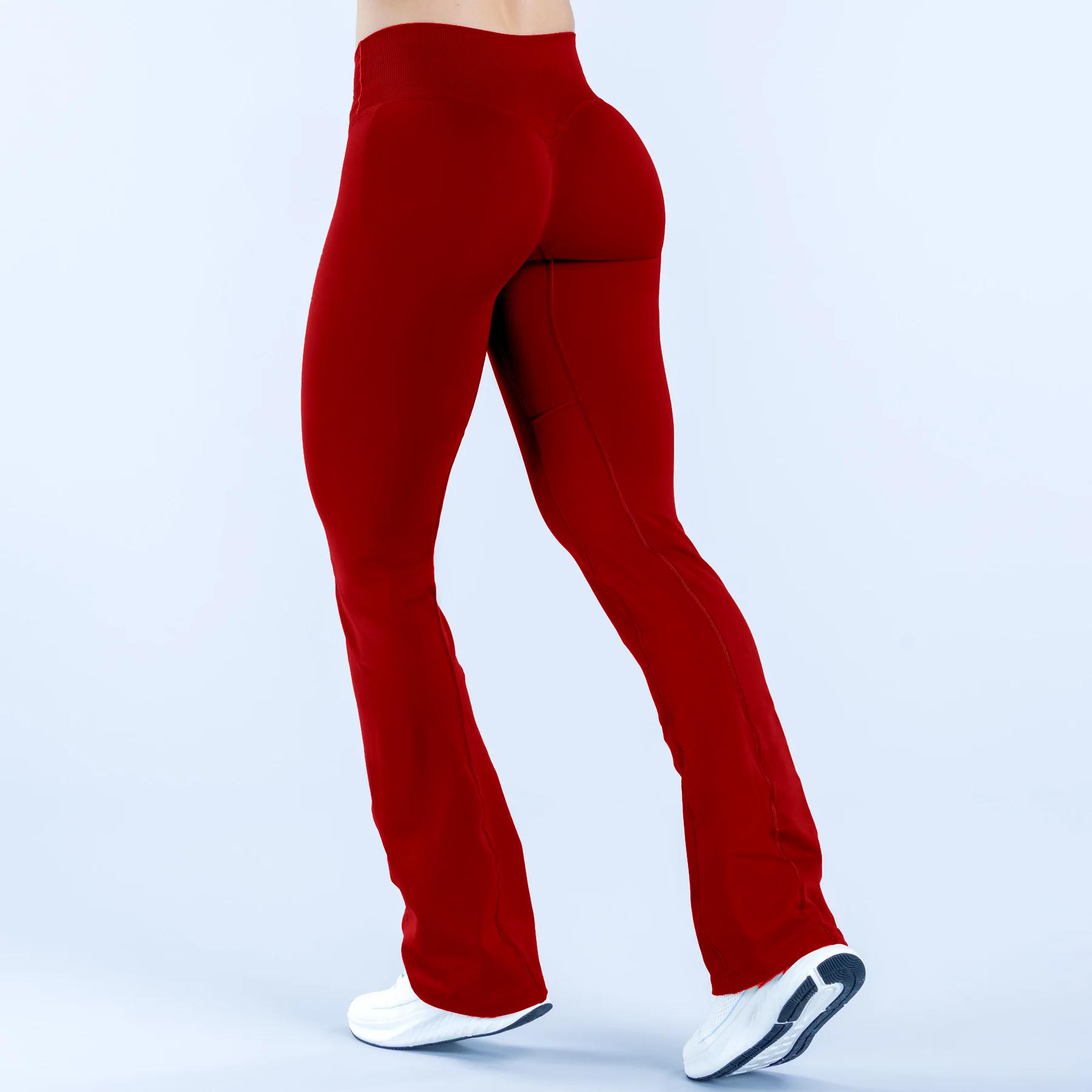 GYMER Vision Flares Fitness BBL Leggings Gymwear Activewear Women Seamless Pants Butt Lifting Crossover V-shape