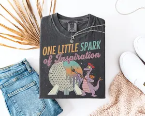 One Little Spark T-Shirt, Trendy Festival of the Arts Shirt, Comfort Colors Tee, Retro Epcot Inspired Sweatshirt, Figment Imagination Tee