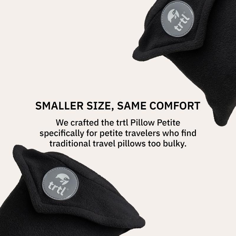 trtl Pillow Petite - Small Travel Pillow with Built-in Head and Neck Support - Ideal for Heights 5'7" and Below