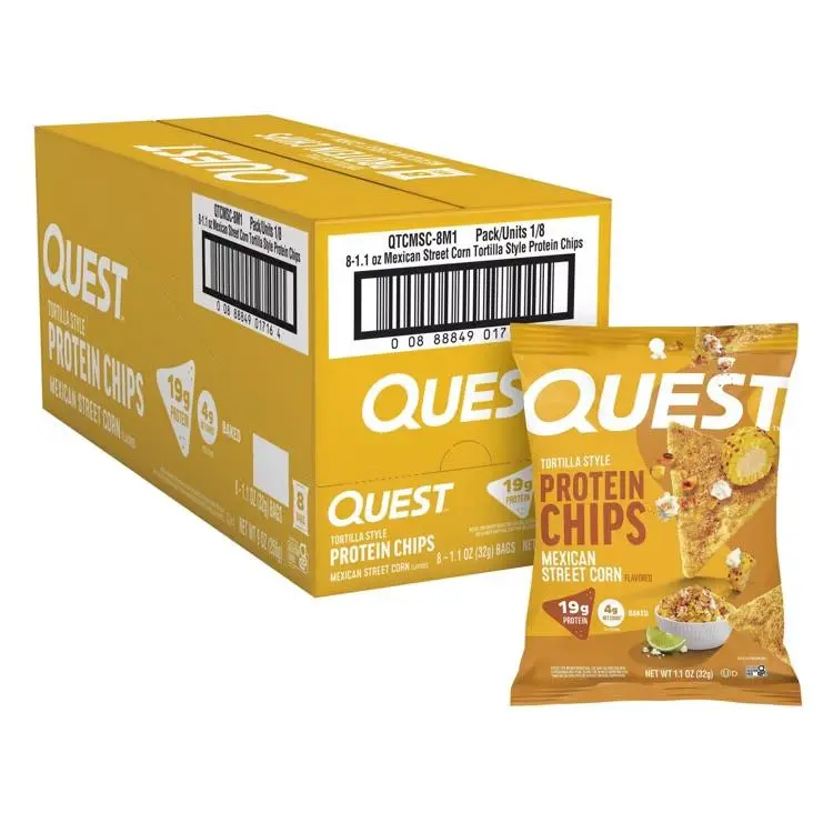 Quest Nutrition Protein Chips - 18-20g Protein, Low Carb, Keto Friendly, High Fiber, Non-Fried, Protein Snacks
