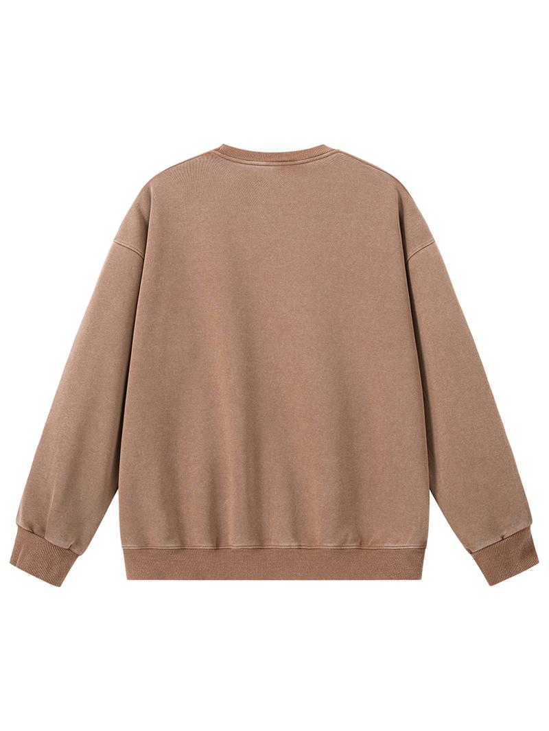 CCCMAI Men's Loose Crewneck Long Sleeve Sweatshirt Vintage Casual Pullover in Multiple Colors Round Neck Top Menswear Plain CCCMAI Men's Loose Crewneck Long Sleeve Sweatshirt Vintage Casual Pullover in Multiple Colors Round Neck Top Menswear Plain