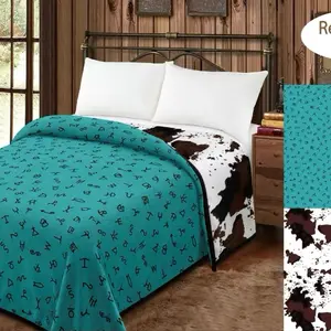 Reversible Western Cozy King Sizes Blanket
