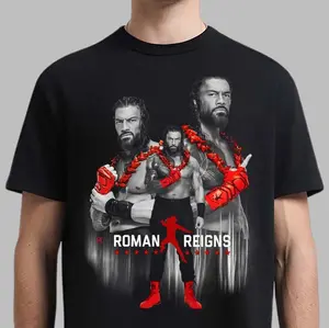 Roman Reigns WWE Bloodline Retro Wrestling Shirt HY14