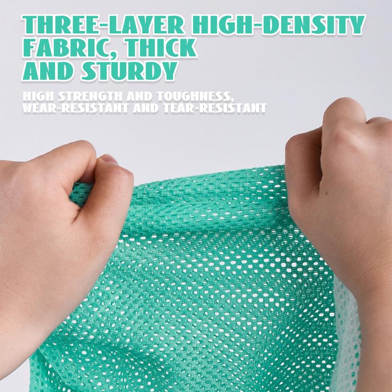 Cat Bathing Grooming Bag - Multifunctional Adjustable Breathable Restraint Shower Bag with Anti-Bite and Anti-Scratch Features in Green （Not exceeding 15.5 lb）