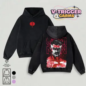 Omni-Man- Think Invincible Washed Tee, Hoodie Cotton, Unisex Streetwear, Retro Anime Graphic Shirt, Perfect Gift for Fans Fabric Menswear graphic tee lover