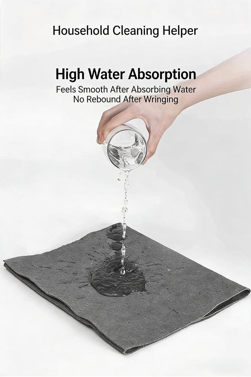 Magic Cleaning Cloth (10PCS) – Streak-Free Thickened Microfiber Cloth for Glass, Windows & Mirrors, Lint-Free and Highly Absorbent