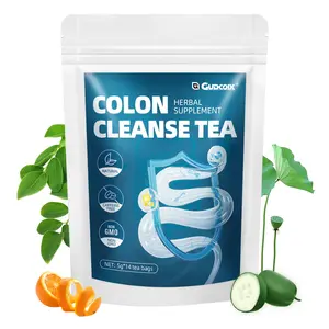 Colon Detox Tea - Supports Digestive System Cleanse, Herbal & Caffeine-Free, Non-GMO Natural Supplement, 5g x 14 Bags