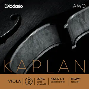 D'Addario Kaplan Amo Viola D String, Long Scale, Heavy Tension
