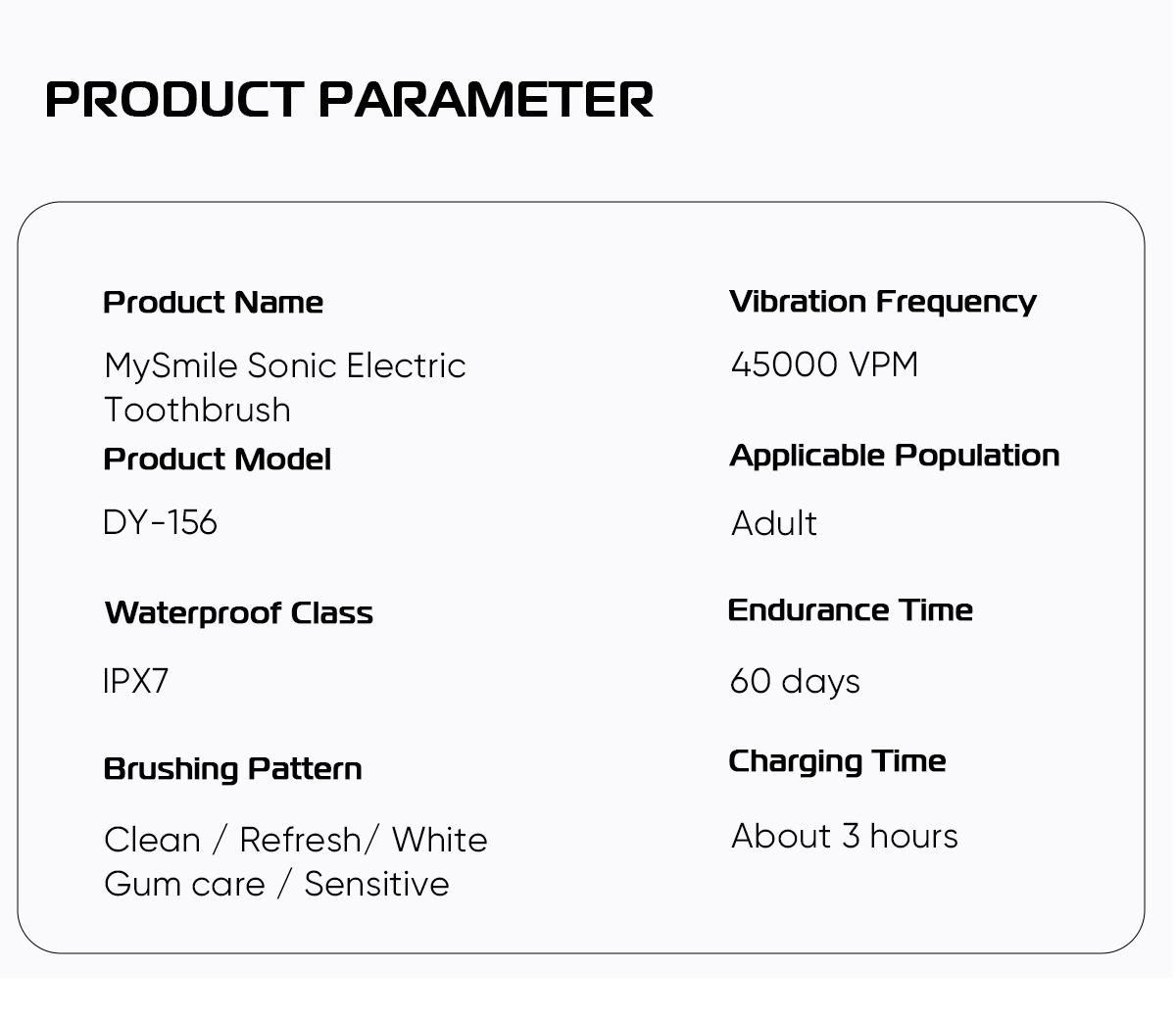 MySmile Essential Sonic Electric Toothbrush - 45,000 VPM Motor, 5 Modes & 3 Brush Heads (Free nHA Toothpaste Gift)