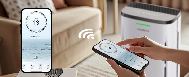 Heapets P339 Pet Air Purifier Large Home up to 4200 sq ft, Suck up Floating Cat Dog Hair, 7-Stage Filter Anion Activated Carbon HEPA Air Purifiers WiFi for Dander Odor Allergies Smoke Dust, Zero Ozone