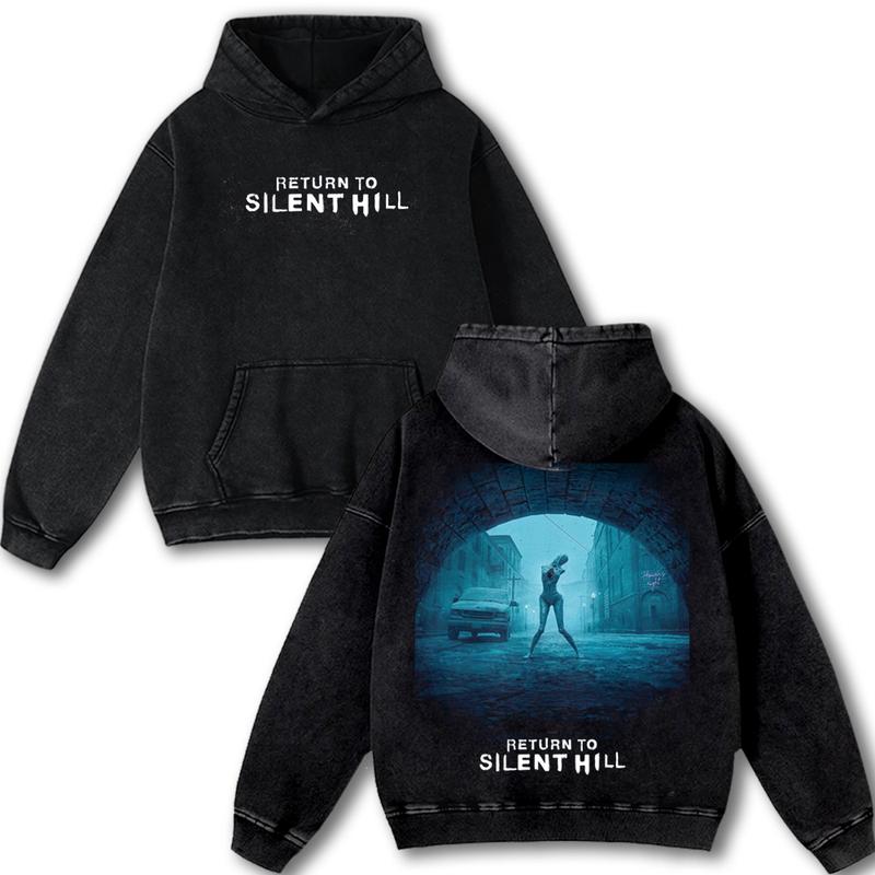 Return Silent Hill 2026 Movie Washed T-Shirt, tanktop, Sweatshirt Film Lover Tee, Cinema T-shirt, Men Gift, Movie Buff Apparel, Film Festival Wear, Cinema Fan Top