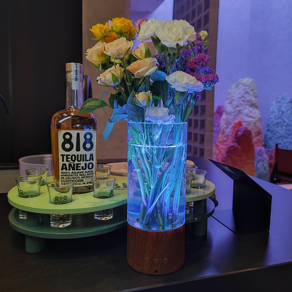 Monster Decorative Lamp, Color-Changing Night Light with Rotating Water Effect - Ambiance Table Lamp Classic Movie-Themed Decor, Perfect for Bedrooms, Parties, or Collector's Displays