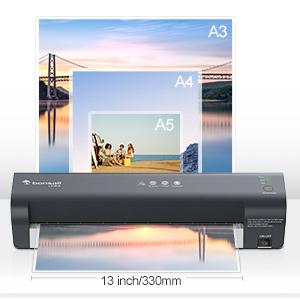 Bonsaii 13 Inch Thermal Laminator Machine, Laminator Machine 11x17 with Never Jam Technology, Safe and Reliable Lamination Machine for Home, Office, and Classroom Organization Supplies - L318-A Fathersdaygift Laminating Kit